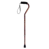 Offset Handle Aluminum Cane Color Paisley         (Each) - Precision Lab Works